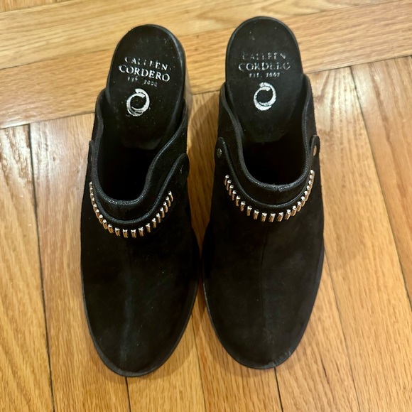 Black Suede Mules - Worn Once! - Picture 2 of 4